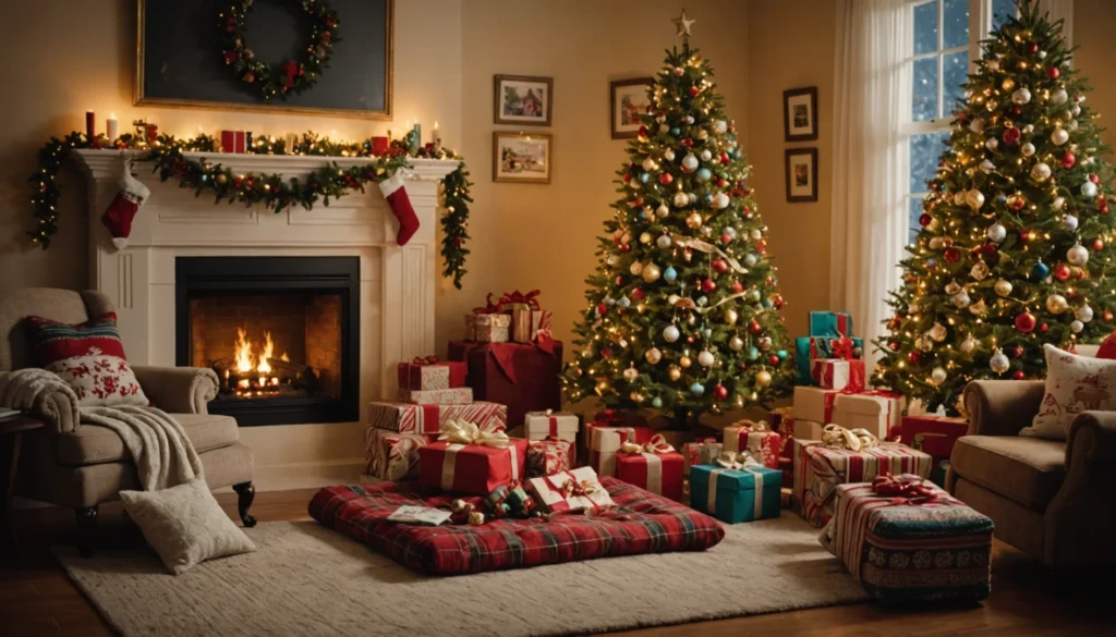 dans la hotte du père noël